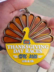 thanksgiving 10k personal record