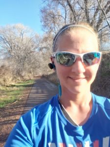 Half Marathon training long run blue skies