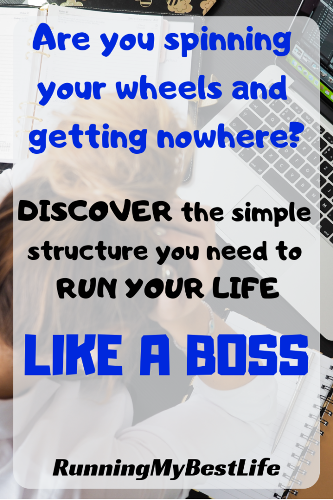 Discover the simple structure you need to run your life like a boss. Productivity.