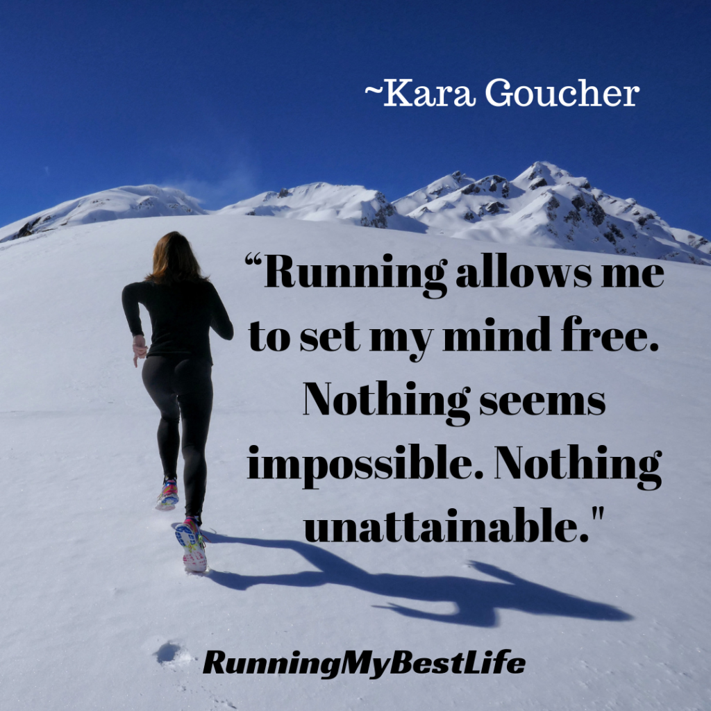 “Running allows me to set my mind free. Nothing seems impossible. Nothing unattainable.” Running Inspiration Motivation Quotes